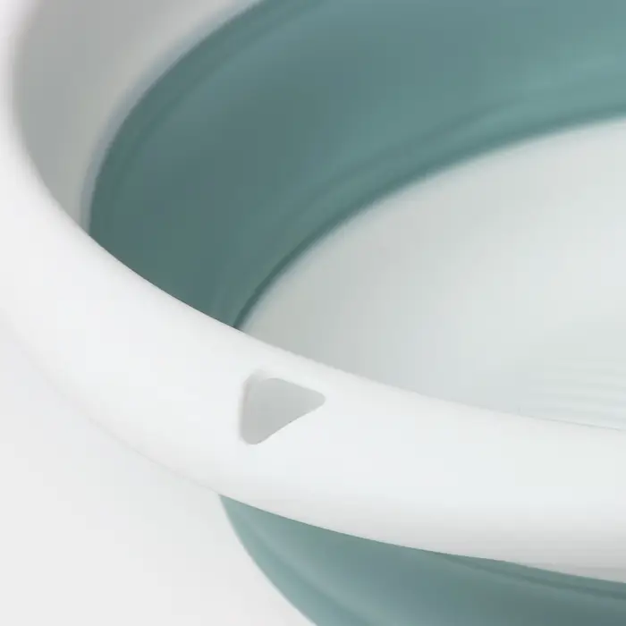 Таз складной &laquo;Флекс&raquo;, 10 л, 39.5&times;40&times;5.5 см, морская волна