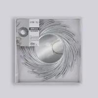 Зеркало настенное Sunshine, d зеркальной поверхности 11 см, серебристое