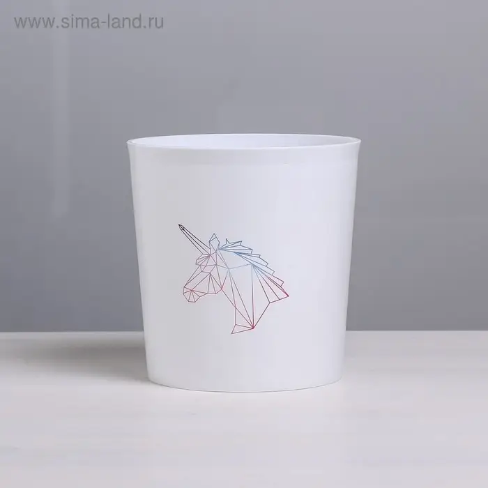 Кашпо для цветов &laquo;Единорог&raquo;, 1.6 л, 14&times;14 см