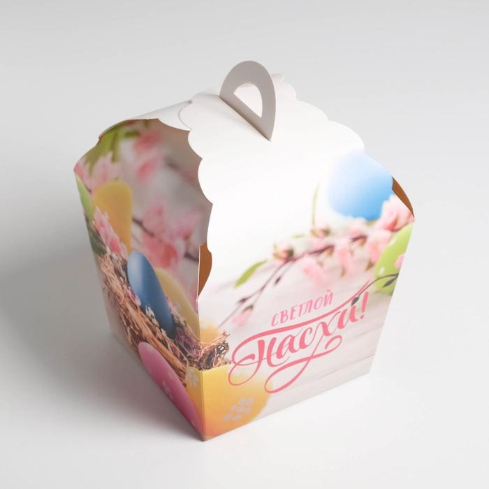 Коробка кондитерская, упаковка, «Светлой Пасхи», 17 х 17 х 26 см 4601791 Коробка кондитерская, упаковка, «Светлой Пасхи», 17 х 17 х 26 см 4601791