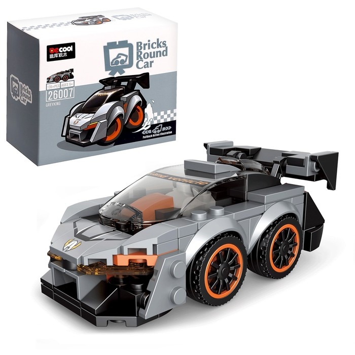 Конструктор инерционный &laquo;Спорткар&raquo;, 135 деталей