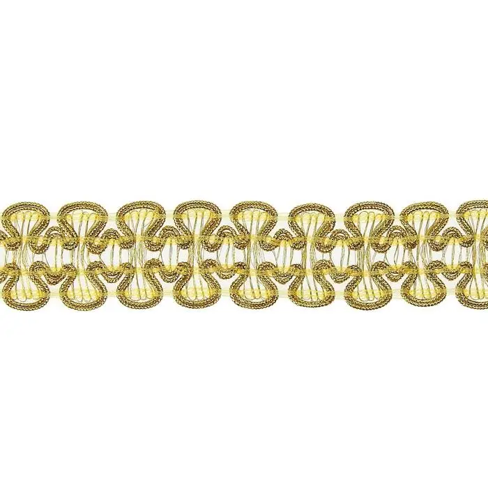 Тесьма плетёная золотая, в упаковке 20 м Тесьма плетёная золотая, в упаковке 20 м