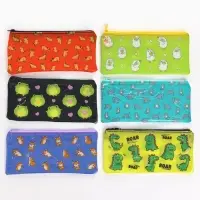 Пенал школьный, плоский, ПВХ, 9.5&times;20.5 см &laquo;Пупсики&raquo; МИКС