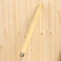 Ковш - черпак для бани и сауны, 700 мл, 58 см, нержавеющая сталь, деревянная ручка