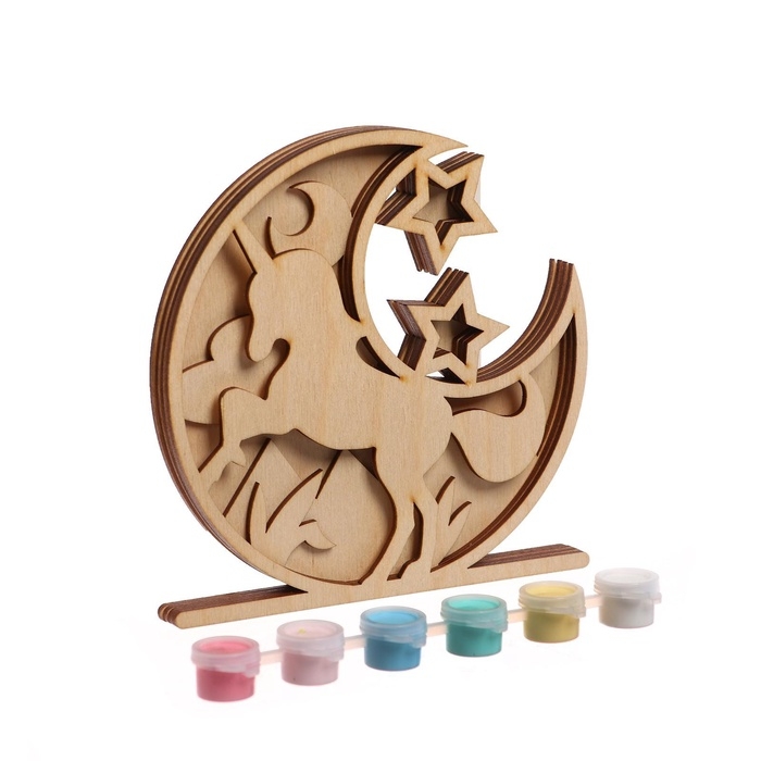 Роспись по дереву «Единорог» Роспись по дереву «Единорог»