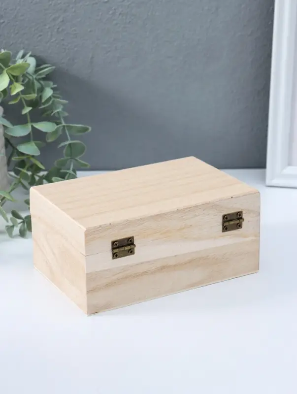 Шкатулка для росписи дерево &laquo;Прямоугольная&raquo;, 15&times;9.7&times;6.7 см