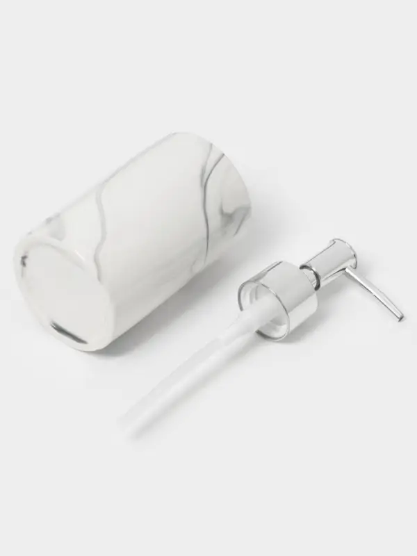 Набор аксессуаров для ванной комнаты &laquo;Сила&raquo;, 3 предмета, мыльница, дозатор для мыла 350 мл, стакан, серый