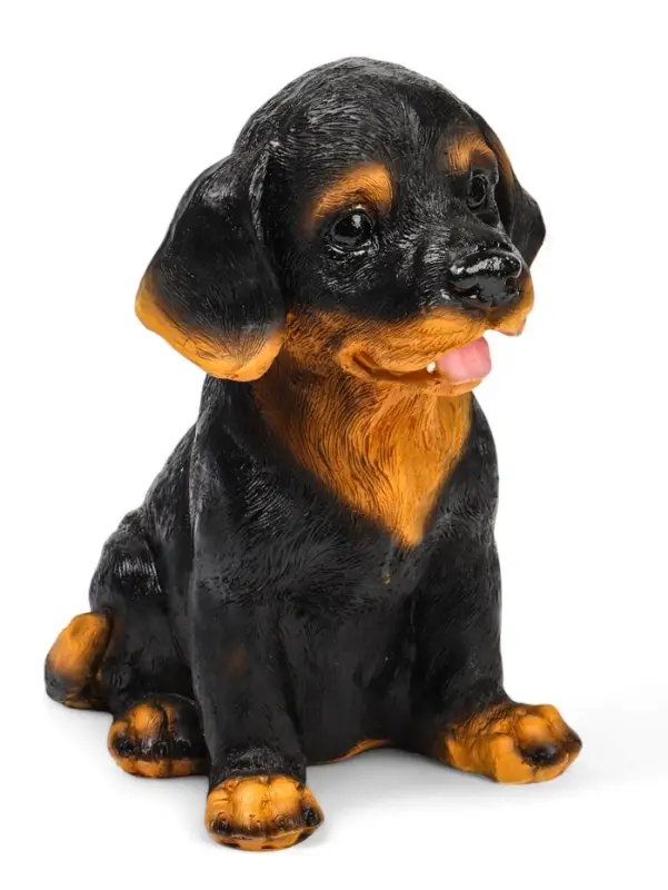 Копилка для денег &laquo;Щенок Ротвейлера&raquo;, полистоун, 23&times;19&times;28 см