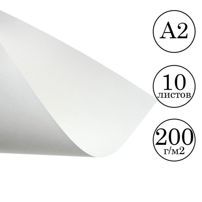 Бумага для черчения А2, Calligrata, 10 листов, 420 х 594 мм, без рамки, блок 200 г/м2, свернут в рулон Бумага для черчения А2, Calligrata, 10 листов, 420 х 594 мм, без рамки, блок 200 г/м2, свернут в рулон