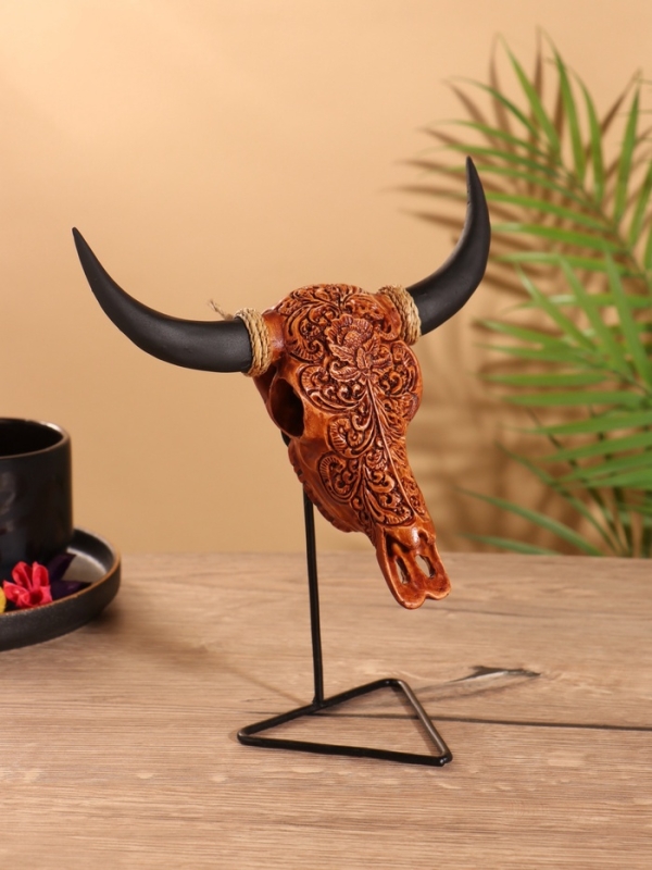 Сувенир «Череп буйвола», на стойке, 18×10×21 см Сувенир «Череп буйвола», на стойке, 18×10×21 см