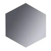 VETTA Наклейки зеркальные "Соты", 12 шт., 16x18,4x9,2 см