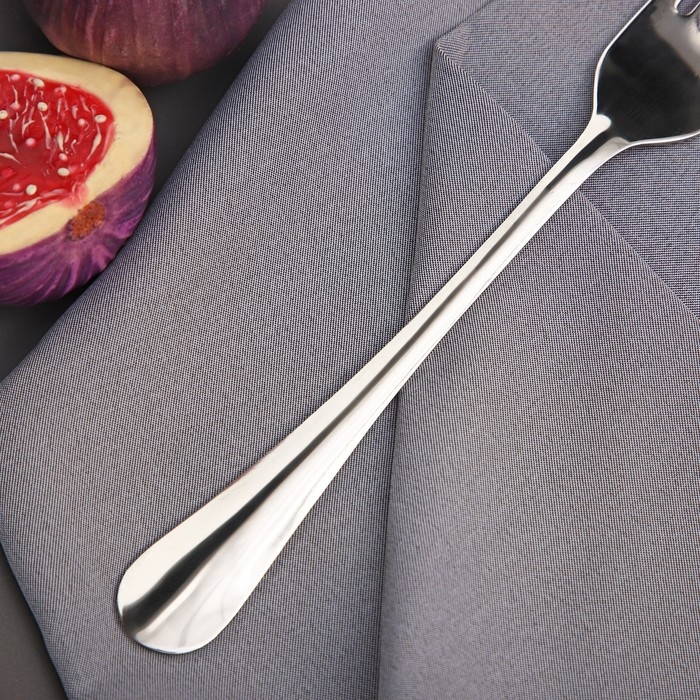 Вилка столовая Доляна «Плэйн Бритиш», длина 19,1 см, толщина 1,2 мм, цвет серебряный Вилка столовая Доляна «Плэйн Бритиш», длина 19,1 см, толщина 1,2 мм, цвет серебряный