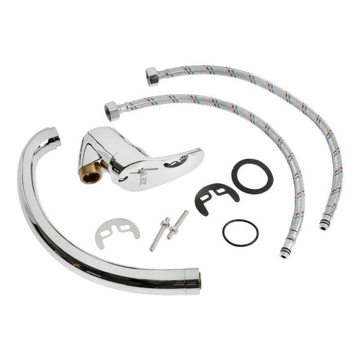 Смеситель для кухни ZEIN Z3105, однорычажный, высокий излив, хром Смеситель для кухни ZEIN Z3105, однорычажный, высокий излив, хром