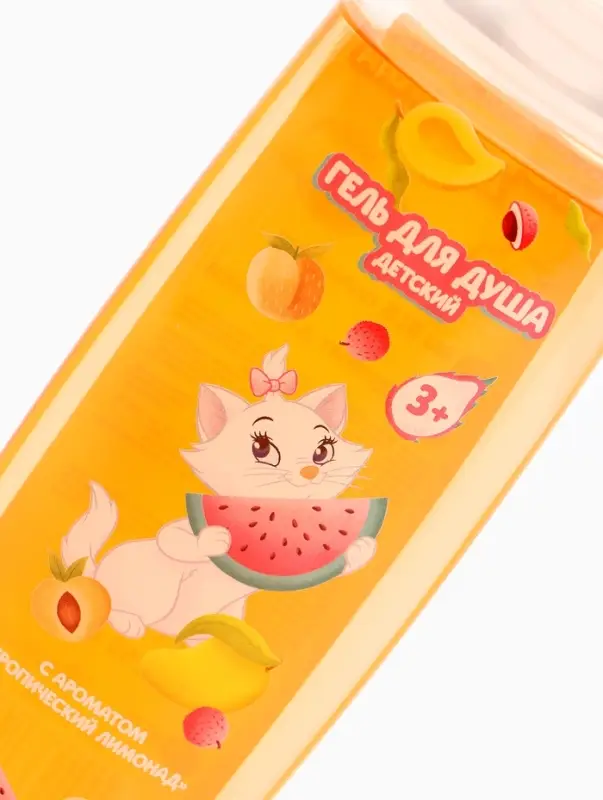 Гель для душа детский, аромат тропический лимонад, 250 мл, &laquo;Кошечка&raquo;