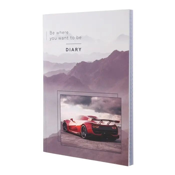Ежедневник недатированный на склейке А5, 80 листов, мягкая обложка &laquo;Спорт авто&raquo;
