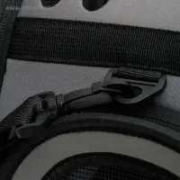 Складная сумка - переноска, 43.5&times;28&times;33 см, с отдельным входом, материал EVA, серая