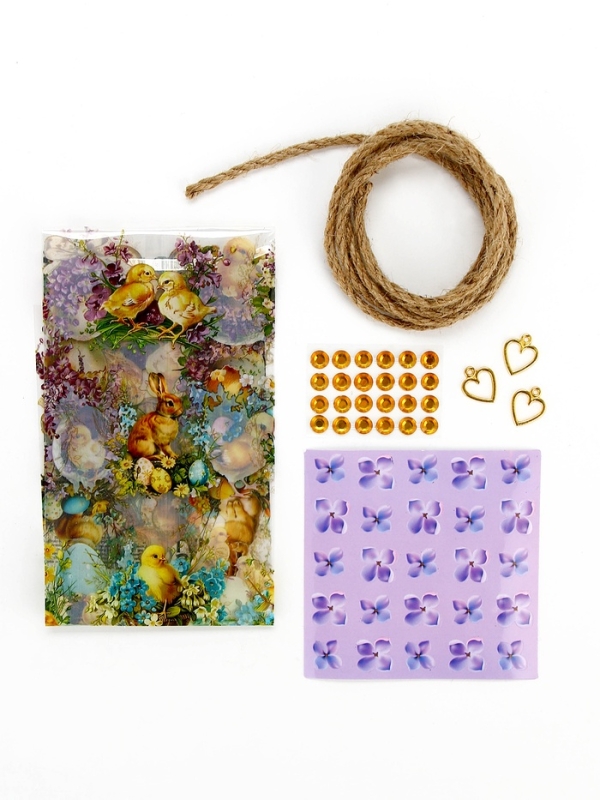 Набор для украшения яиц &laquo;Цыплята ретро&raquo;, 9 х 16 см