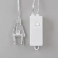 Гирлянда &laquo;Занавес&raquo; 2&times;3 м, роса, IP20, серебристая нить, 450 LED, свечение мульти, 8 режимов, 220 В