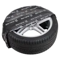 Пакеты для колес R12-22 PRO, 20 шт в рулоне, 115x115 см, ПНД повыш.прочн. 25 мкм, черн.