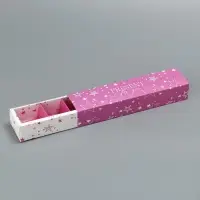 Коробка для конфет, кондитерская упаковка, 5 ячеек, «Present», 5 х 21 х 3.3 см