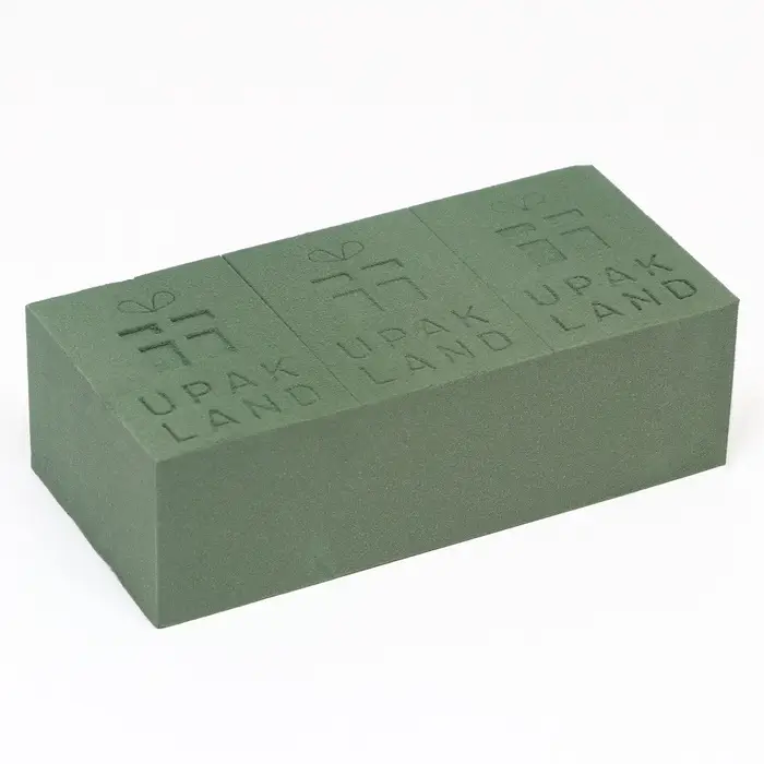 Губка флористическая для живых цветов, букетов &laquo;UPAK LAND&raquo; 22.5&times;10.5&times;7 см