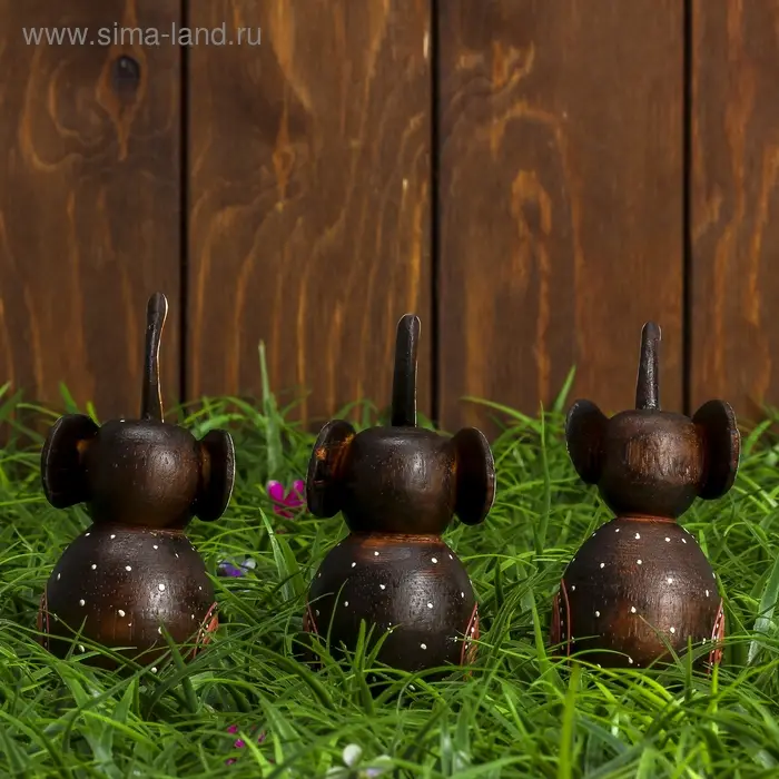 Набор сувенирный "Слоники"(3 шт)14х4,5х12 см