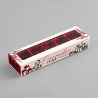 Коробка под 5 конфет с ячейками &laquo;Счастливого Нового года!&raquo; 21&times;3&times;5.5 см