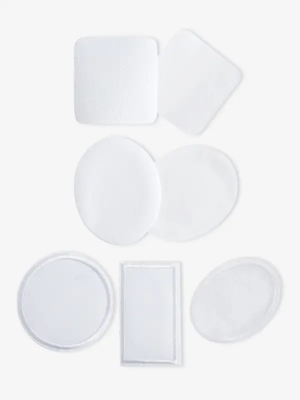 Набор заплаток для одежды, термоклеевые, 7 шт., белый