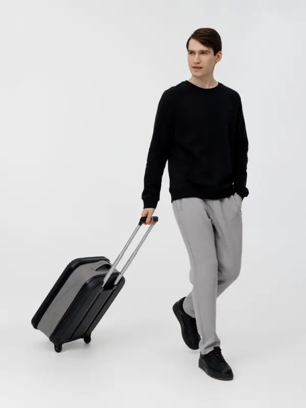 Чемодан Bonfold, черный с серым