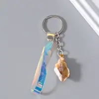 Брелок пластик с ремешком "Ракушка Рапан" 4х2 см