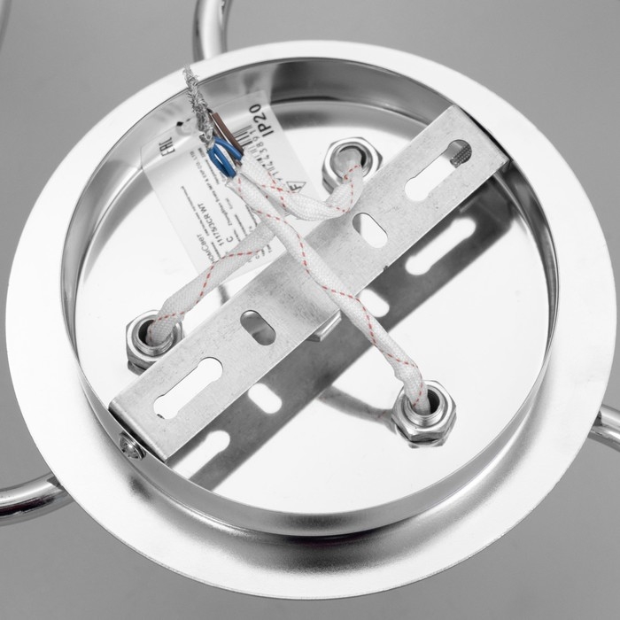 Люстра Люстра "Джил" 3х60Вт Е27 Хром 58х58х22см