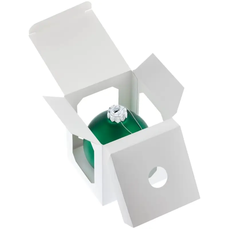 Елочный шар Finery Matt, 10 см, матовый зеленый Елочный шар Finery Matt, 10 см, матовый зеленый