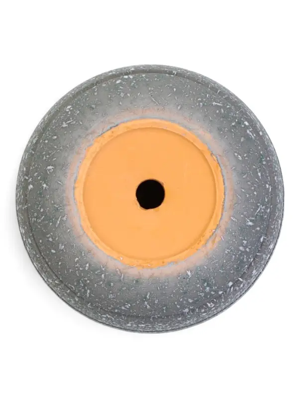 Горшок цветочный  с поддоном 0,8 л, серый керамика  Горшок цветочный  с поддоном 0,8 л, серый керамика "Пряности" (М)