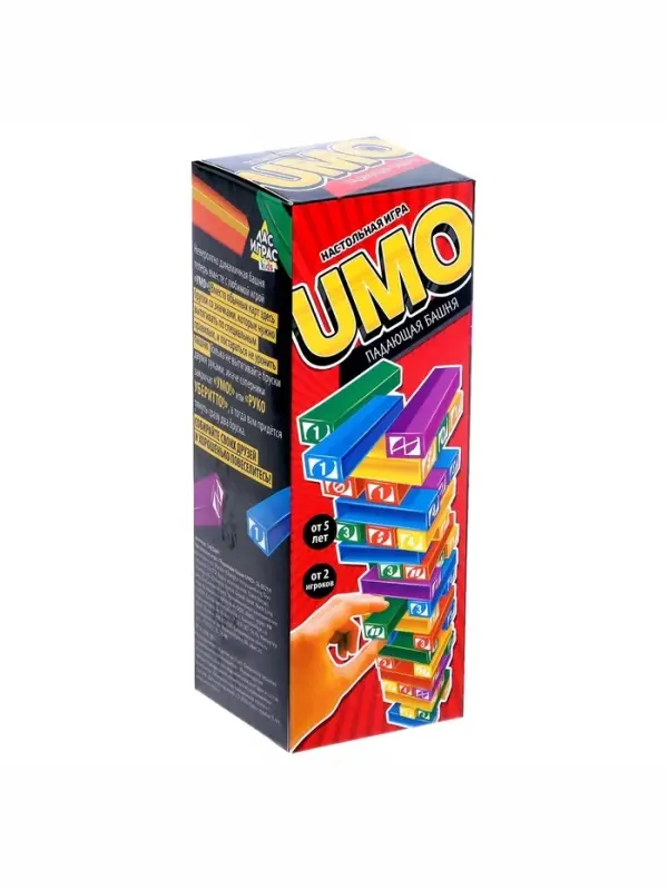 Настольная игра &laquo;Падающая башня UMO&raquo;, от 2 игроков, 5+