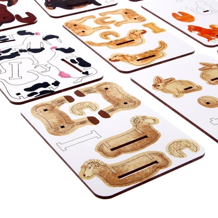 Фигурки животных деревянные «Ферма. Домашние животные» Фигурки животных деревянные «Ферма. Домашние животные»