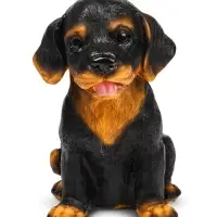 Копилка для денег &laquo;Щенок Ротвейлера&raquo;, полистоун, 23&times;19&times;28 см