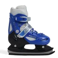 Коньки детские раздвижные BlackAqua, р. 30-33, для фитнеса, синие Коньки детские раздвижные BlackAqua, р. 30-33, для фитнеса, синие