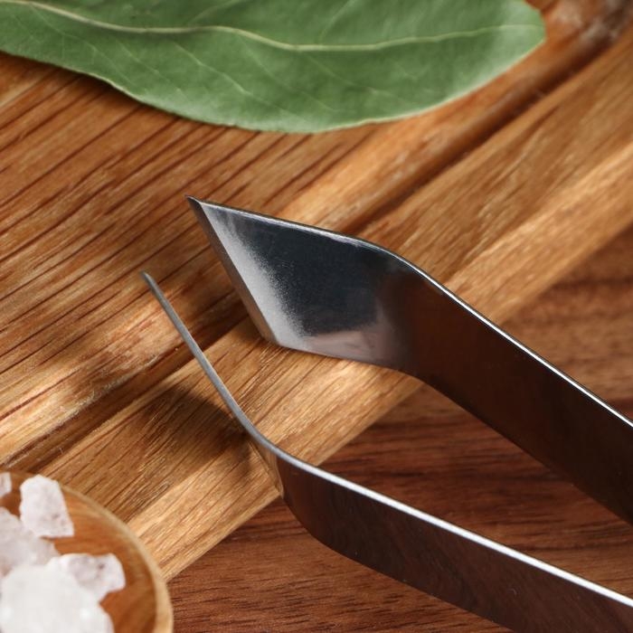 Пинцет кухонный «Премиум», 12х3 см, для удаления костей из рыбы Пинцет кухонный «Премиум», 12х3 см, для удаления костей из рыбы