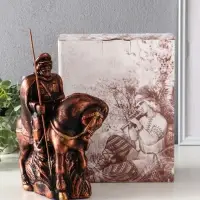 Фигура гипс &laquo;Казак на коне с пикой&raquo;, 25&times;19&times;11 см