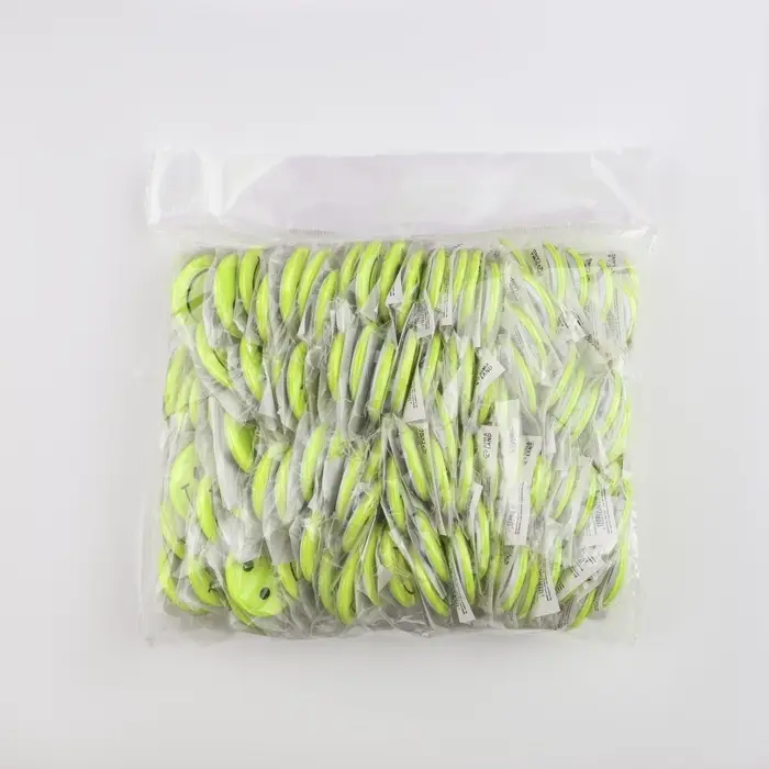 Светоотражающий значок «Смайл», d=3 см, жёлтый Светоотражающий значок «Смайл», d=3 см, жёлтый