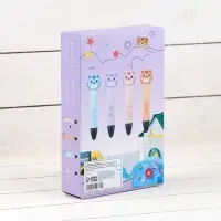 3D ручка Тигрёнок, работа с пластиком PLA, USB кабель питания, розовая