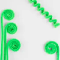 Синельная проволока, набор 50 шт., зелёная, 30 см