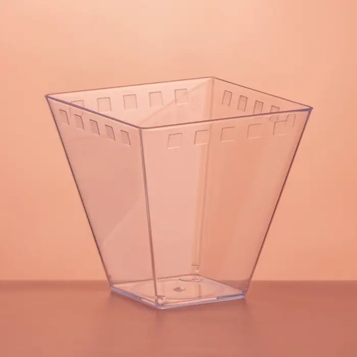 Форма пластиковая одноразовая для фуршета «Брюссель», 150 мл, прозрачая