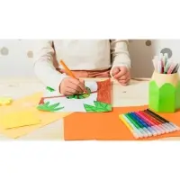 Фломастеры 12 цветов BIC Kids Visa, детские, смываемые, тонкое письмо
