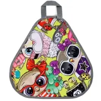 Ледянка мягкая треугольная Sova, лимонный, рисунок МИКС Ледянка мягкая треугольная Sova, лимонный, рисунок МИКС