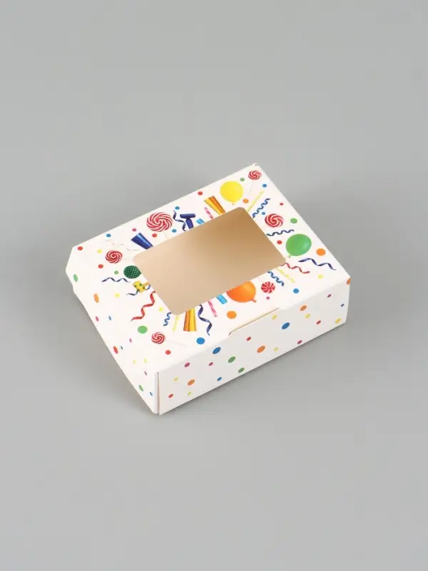 Коробка подарочная складная &laquo;Путевка в сладкую жизнь&raquo;, 10&times;8&times;3.5 см, с окном