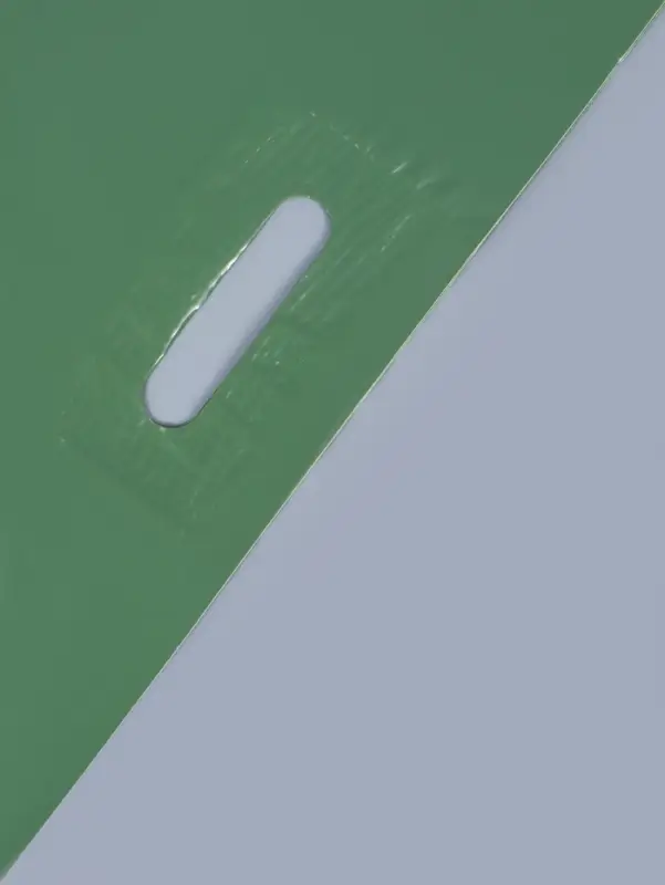 Пакет полиэтиленовый с вырубной ручкой, оливковый 40х50 см, 60 мкм