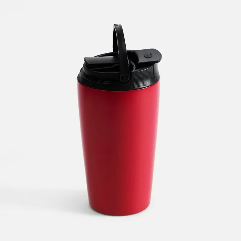 Термостакан с двумя поильниками Duetta, красный Термостакан с двумя поильниками Duetta, красный