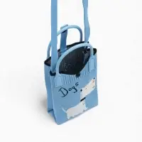 Сумка подр Пес, 12*4*17, отд на кнопке, дл ремень, голубой Сумка подр Пес, 12*4*17, отд на кнопке, дл ремень, голубой