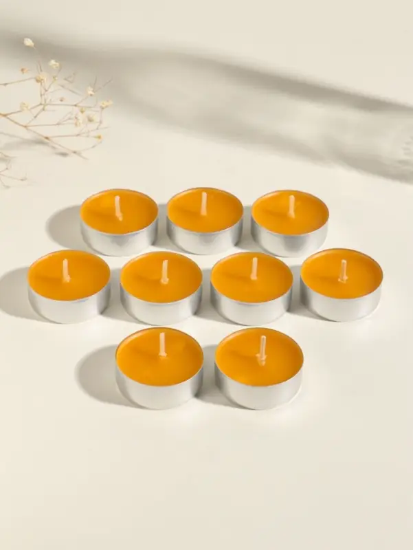 Набор свечей ароматических чайных &laquo;Мёд и молоко&raquo;, 9 шт.